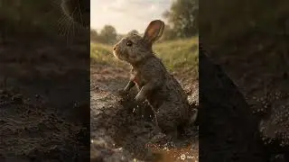 &ldquo;Bunny&rsquo;s Muddy Spa Day! 🐰💦&rdquo;#cutebunny #BunnyFun #mudbath #funnyanimals #wholesomevideo