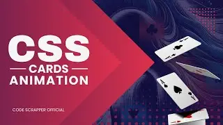 Create Smooth Sliding Cards Animation | Pure CSS Tutorial | No JavaScript by The Animation Coder