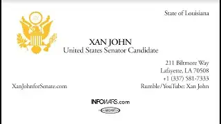 Xan John kicked out of KPPM Radio senate Debate October 1st 2022 @ 12 noon in Lake Charles Louisiana