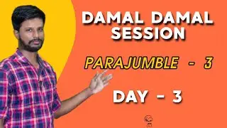 DAMAL DAMAL SESSION | PARAJUMBLE | DAY - 3 | UPCOMING BANK EXAMS 2022 | MR. ABITH