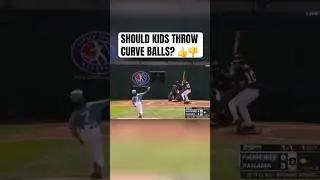 Little leaguer gets nasty with his curveball 😱