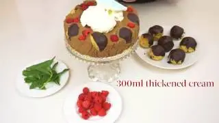 Quick and Easy Chocolate Profiterole Cake