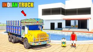 Franklin & Shinchan Buy TATA TRUCK in Indian Bike Driving 3D
