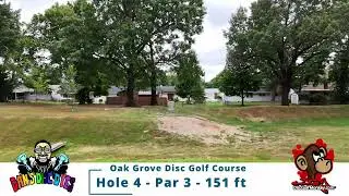 Oak Grove Park Disc Golf Course - Hole 4