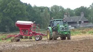 Drilling Winter Wheat with John Deere 6125M & Horsch