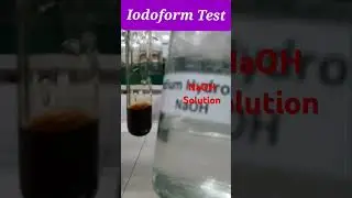 Iodoform Test for acetone# class 12 chemistry#