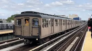 IND Culver: R160A-2, R160B/Siemens & BMT AB Standards (F) trains @ Bay Parkway