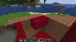 Building a Minecraft house on a sunken pirate ship (Day 1)