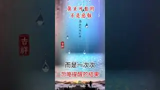 (4) 真正可怕的，不是惡報 #佛法 #人生感悟 #禅意生活