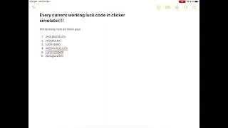 EVERY CURRENT WORKING CLICKER SIMULATOR CODE @clickersimulator8582