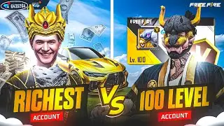 Richest Account vs Level 100 Account in Free Fire &ndash; Who Wins?
