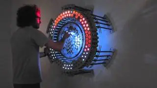 Joshua Kirsch - Concentricity, Interactive Light Sculpture 2011