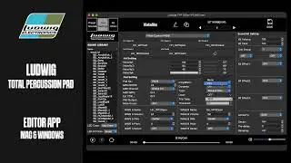 Приложение Ludwig Total Percussion Pad | Editor: Настройки и управление пэдами
