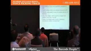 Voice Picking Session at Super Barcode Training Camp