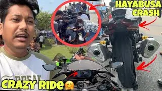 Sunday Hyper Ride 😎 Hayabusa Crash 😞 || @TheOffBeatGuy 