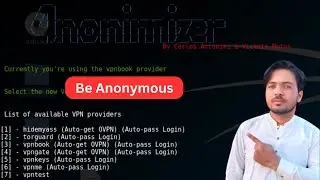Hindi How to hide your real public IP address with anonymizer on Kali Linux