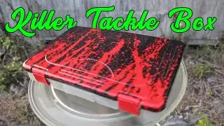 CORONA VIRUS Spray Paint Project SUPER EASY TO DO Killer Tackle Box