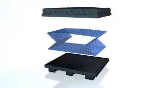 BUBBLEGUARD for Bulk containers, Collapsible/stackable Boxes