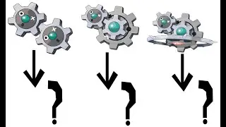 Redrawing the Klink line from Pokemon!