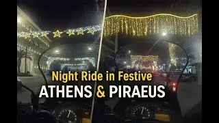 Night Ride in Festive Athens & Piraeus
