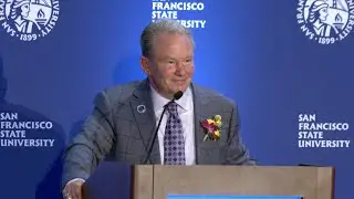 2025 Alumni Hall of Fame inductee Russ Stanley accepts award | San Francisco State University