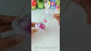⏳DIY hourglass from bottles💕 #shorts #youtubeshorts #art #craft