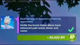 Fortnite Quest - Deal damage to saucers piloted by opponents (300) - Chapter 2 Season 7 Week 12