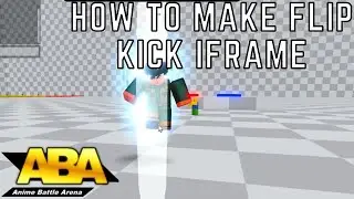 (ABA) How To Use Flip Kick As An Iframe With Might Guy In Anime Battle Arena