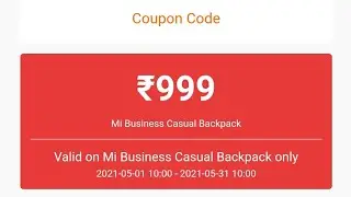 Mi business causal backpack Redeem GetApps