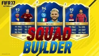 FIFA 17 Squad Builder &mdash; ПОЛНЫЙ CALCIO A TOTS, ЧАСТЬ 2! с TOTS Salah, TOTS Insigne + TOTS Джеко!