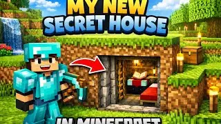 New secret house in Minecraft I am playing a minecraft #minecraft #gameplay