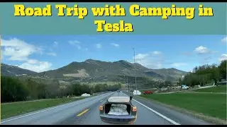 Trip from Oslo to Atlantic Ocean Road | Biltur fra Oslo til Atlanterhavsvegen | Camping in Tesla