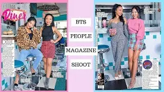 VLOG | BEHIND THE SCENES OF MY PEOPLE MAGAZINE SHOOT