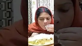 spicy fry anda chawal salad Sudha food