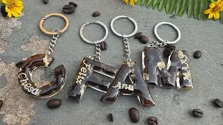 Handmade Coffee Bean Resin Keychains | DIY Epoxy Resin Tutorial