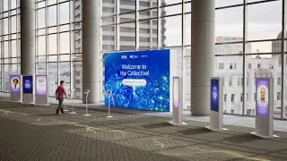 Cooper Vision Concourse Hallway 3D Visualization