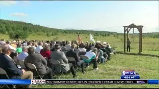 'Sound breaking' for the Tower of Voices at Flight 93 Memorial Park