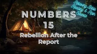 Numbers 15 &ndash; Rebellion After the Report | Relaxing Bible Reading & Rain Sounds