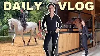 FLAT work lesson!! : Barn restock, riding outfits & barn care!