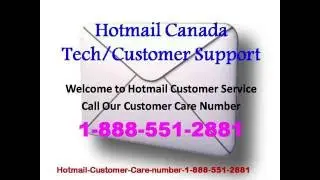 Hotmail Canada Technical Support Number| Customer Service Helpline Phone Number 1-888-551-2881