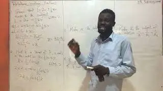 Change of subjects (Relation involving fractions)