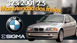 BMW 323i - Troca das pastilhas, discos e fluido de freio.