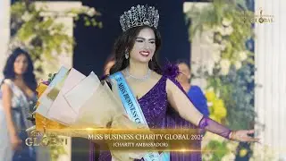 MISS BUSINESS CHARITY GLOBAL 2025 Award - Sakshi Dhiman from India