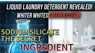 HOW TO MAKE LIQUID LAUNDRY DETERGENT WITH SODIUM SILICAT