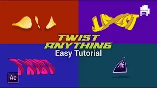 Twist Anything Easy After Effects Tutorial | Twist Motion Graphics In After Effects