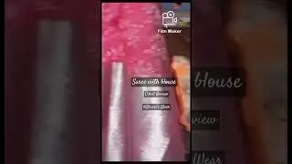 Cilent Review /saree With Blouse/Colors &Agrave;vailable /#customer #review #saree #trending #shorts
