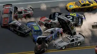 How The LARGEST CRASH In NASCAR Sim Racing HISTORY Happened