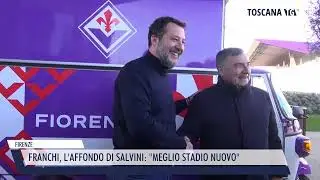 2024-01-21 FIRENZE - FRANCHI, L'AFFONDO DI SALVINI,  MEGLIO STADIO NUOVO