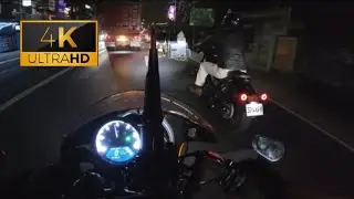 CF MOTO CLC450 AND Yamaha Ytx 125 Caferacer late night tambike #cfmoto #clc #yamaha #biker #ytx125 