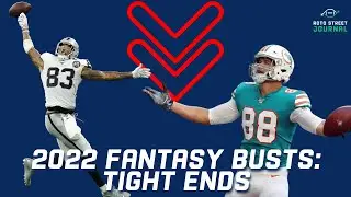 2022 Fantasy Football TE BUSTS: Darren Waller and Mike Gesicki are OVERPRICED
